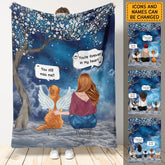 Message From Heaven - Personalized Blanket - Dog Lovers B-TT3414