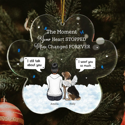 You Were My Favorite Hello And Hardest Goodbye - Christmas Memorial Gift - Personalized Custom Shaped Acrylic Ornament